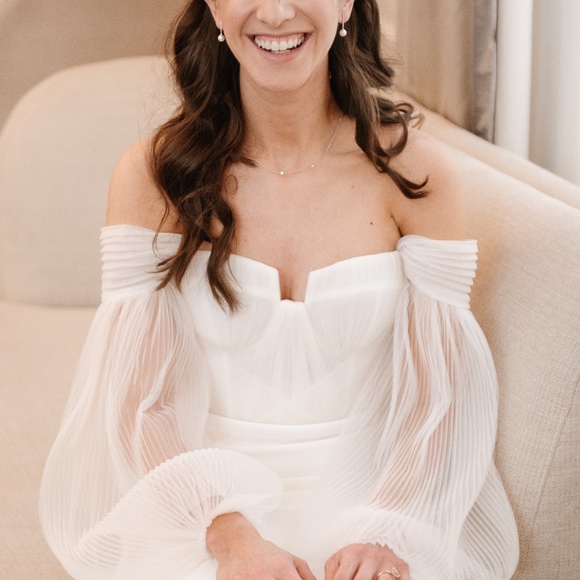 Custom Alena Leena Wedding Dress - Picture 3 of 13